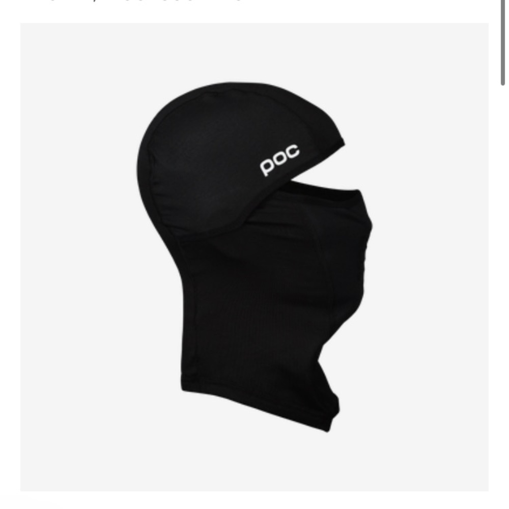 NWOT POC balaclava, black, S/M